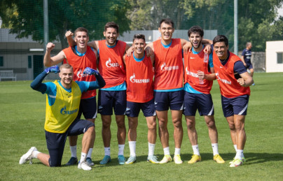 «Газпром» — тренировочные сборы в Дубае, 2 февраля: утренняя тренировка