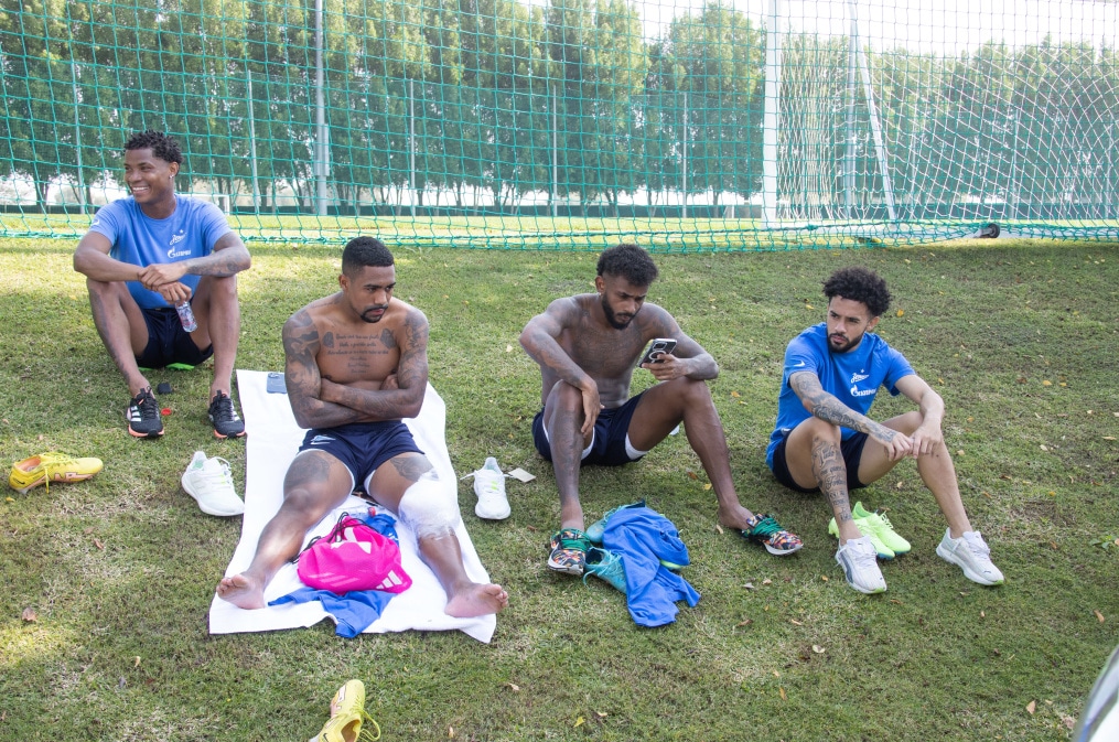 «Газпром» — тренировочные сборы в Дубае, 2 февраля: утренняя тренировка