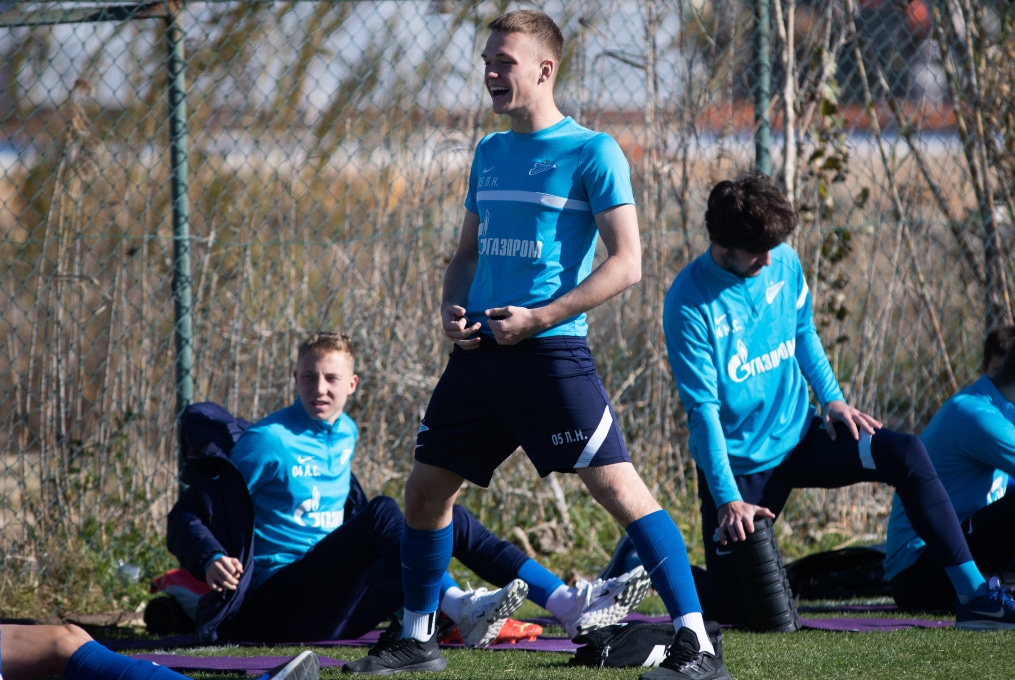 «Газпром»-тренировочные сборы «Зенита»-м в Турции: 2 февраля, утренняя тренировка