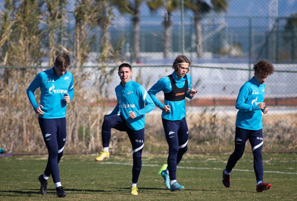 «Газпром»-тренировочные сборы «Зенита»-м в Турции: 2 февраля, утренняя тренировка