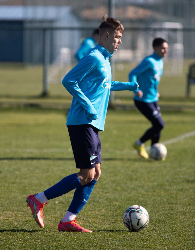 «Газпром»-тренировочные сборы «Зенита»-м в Турции: 2 февраля, утренняя тренировка