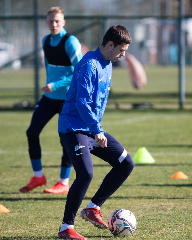 «Газпром»-тренировочные сборы «Зенита»-м в Турции: 2 февраля, утренняя тренировка