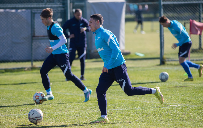 «Газпром»-тренировочные сборы «Зенита»-м в Турции: 2 февраля, утренняя тренировка