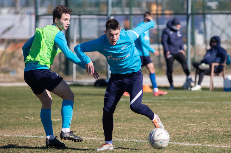 «Газпром»-тренировочные сборы «Зенита»-м в Турции: 2 февраля, утренняя тренировка