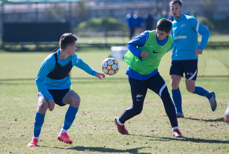 «Газпром»-тренировочные сборы «Зенита»-м в Турции: 2 февраля, утренняя тренировка