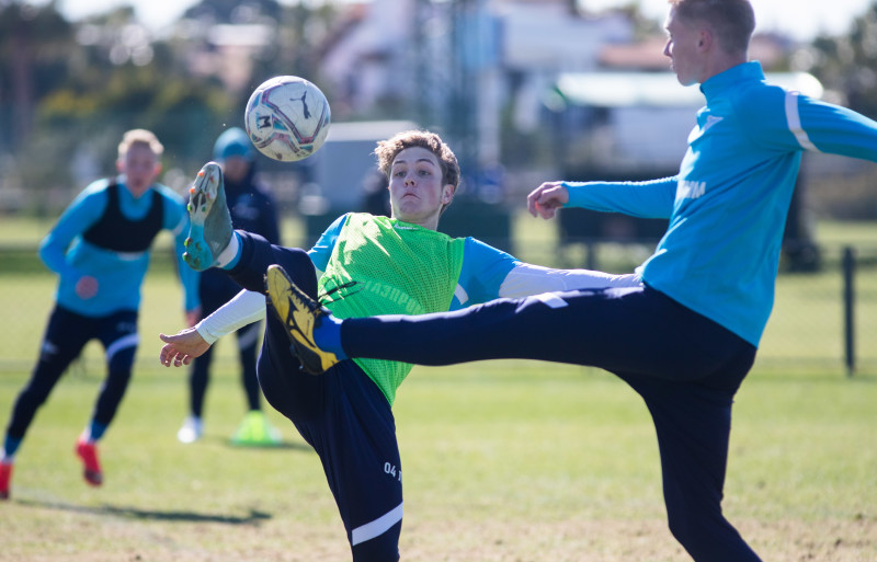 «Газпром»-тренировочные сборы «Зенита»-м в Турции: 2 февраля, утренняя тренировка