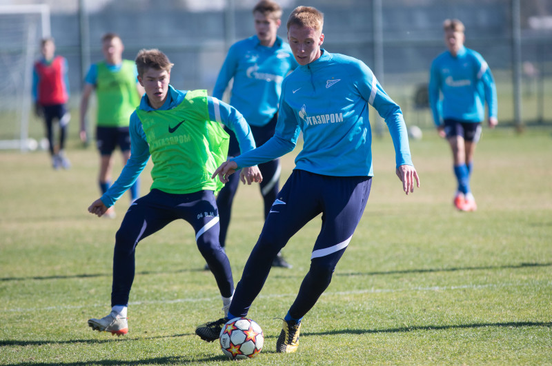 «Газпром»-тренировочные сборы «Зенита»-м в Турции: 2 февраля, утренняя тренировка