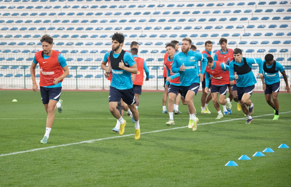 «Газпром» — тренировочные сборы в Дубае, 2 февраля: вечерняя тренировка