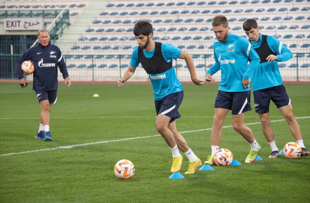 «Газпром» — тренировочные сборы в Дубае, 2 февраля: вечерняя тренировка