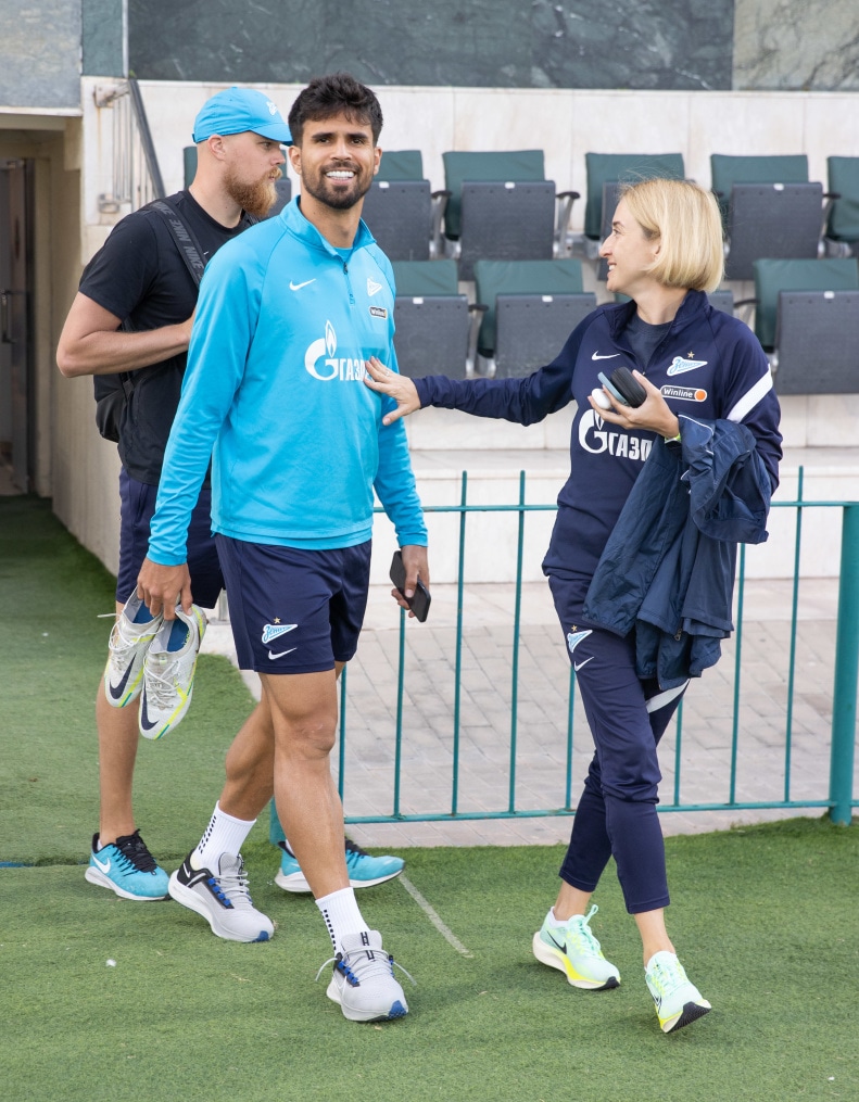 «Газпром» — тренировочные сборы в Дубае, 2 февраля: вечерняя тренировка