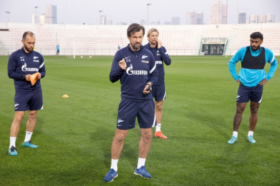 «Газпром» — тренировочные сборы в Дубае, 2 февраля: вечерняя тренировка