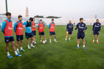 «Газпром» — тренировочные сборы в Дубае, 2 февраля: вечерняя тренировка