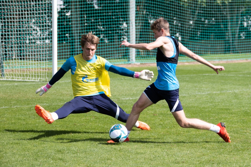 «Газпром» — тренировочные сборы в Дубае, 7 февраля: утренняя тренировка