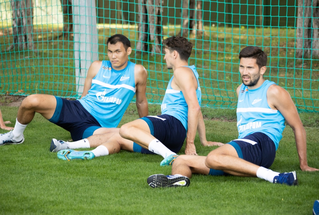 «Газпром» — тренировочные сборы в Дубае, 7 февраля: утренняя тренировка