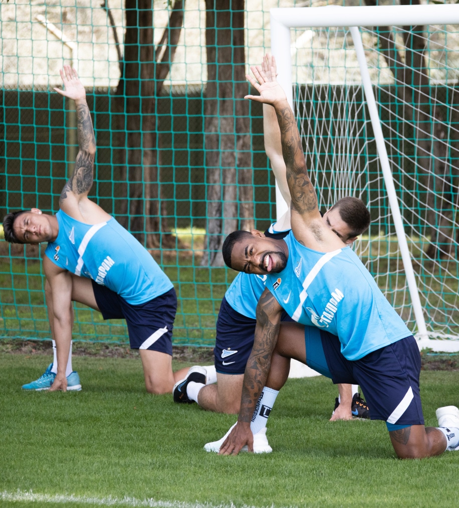 «Газпром» — тренировочные сборы в Дубае, 7 февраля: утренняя тренировка