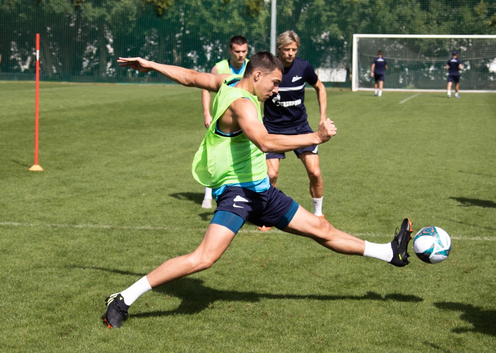 «Газпром» — тренировочные сборы в Дубае, 7 февраля: утренняя тренировка