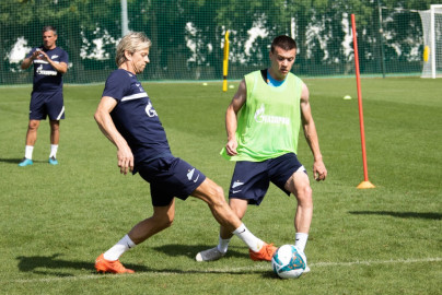 «Газпром» — тренировочные сборы в Дубае, 7 февраля: утренняя тренировка