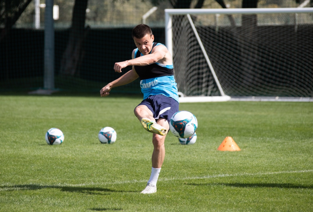 «Газпром» — тренировочные сборы в Дубае, 7 февраля: утренняя тренировка