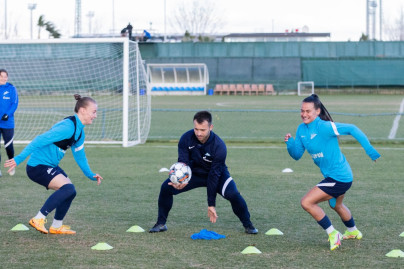 «Газпром»-тренировочные сборы женской  команды «Зенит» в Турции: 7 февраля, вечерняя тренировка