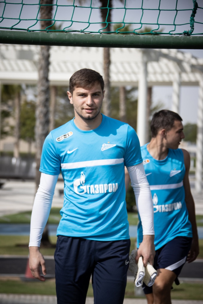 «Газпром»-тренировочные сборы в Дубае: 8 февраля, утренняя тренировка