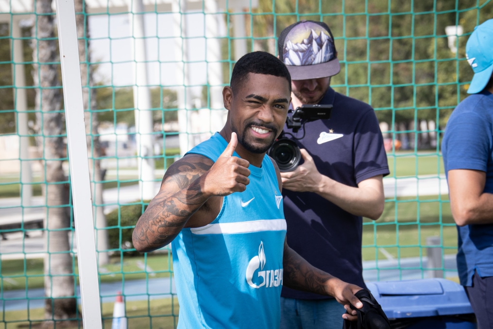 «Газпром»-тренировочные сборы в Дубае: 8 февраля, утренняя тренировка