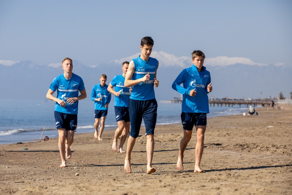 Вторые учебно-тренировочные сборы «Зенита»-м в Турции: 18 февраля, утренняя тренировка