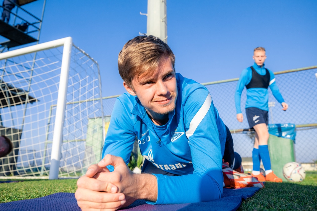 Вторые учебно-тренировочные сборы «Зенита»-м: 19 февраля, вечерняя тренировка