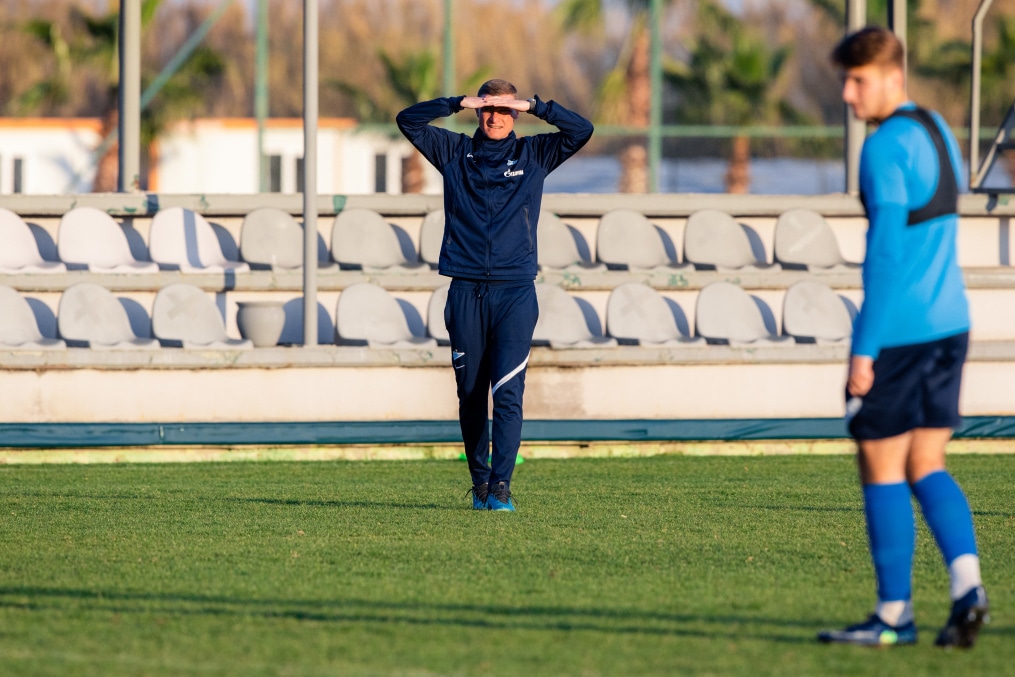 Вторые учебно-тренировочные сборы «Зенита»-м: 19 февраля, вечерняя тренировка