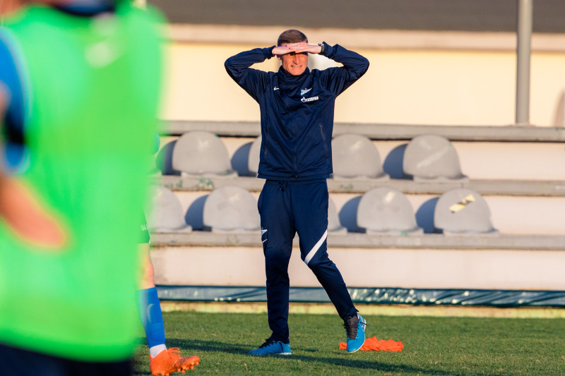 Вторые учебно-тренировочные сборы «Зенита»-м: 19 февраля, вечерняя тренировка