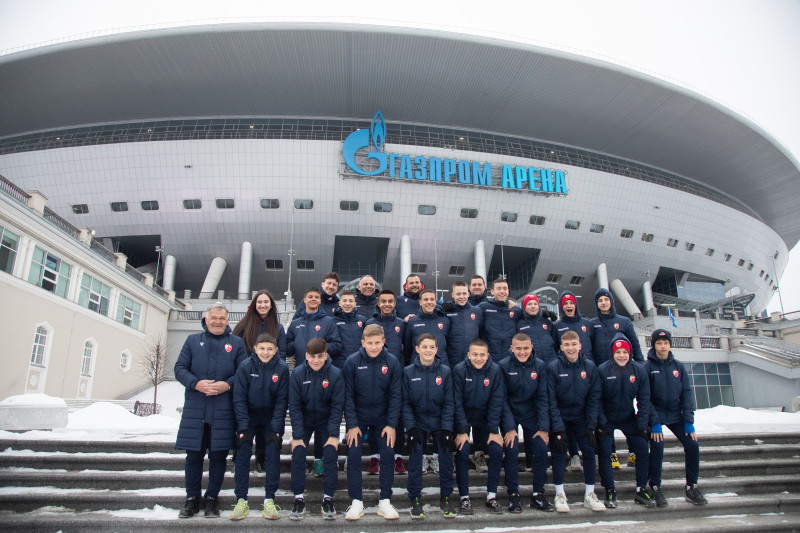 Экскурсия на «Газпром Арену» команды «Црвена Звезда»-2008