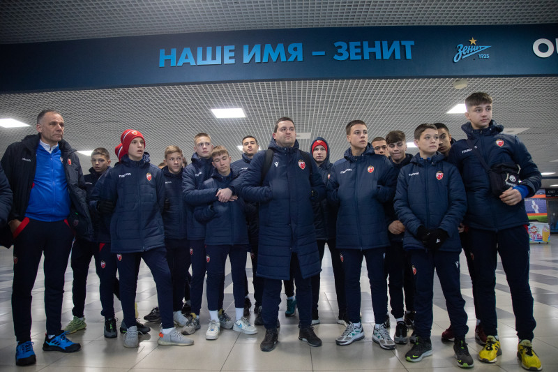 Экскурсия на «Газпром Арену» команды «Црвена Звезда»-2008