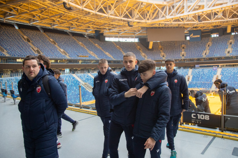 Экскурсия на «Газпром Арену» команды «Црвена Звезда»-2008