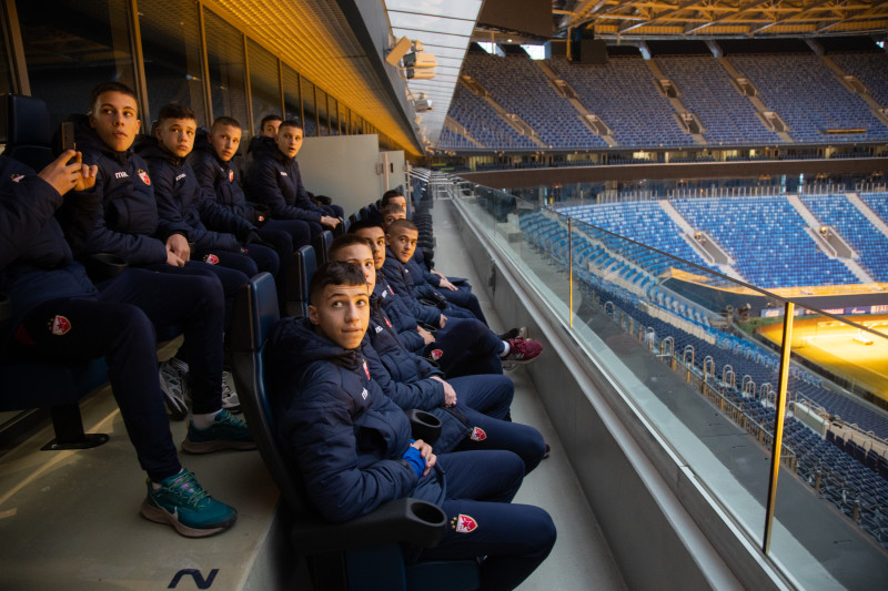 Экскурсия на «Газпром Арену» команды «Црвена Звезда»-2008