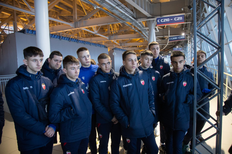 Экскурсия на «Газпром Арену» команды «Црвена Звезда»-2008