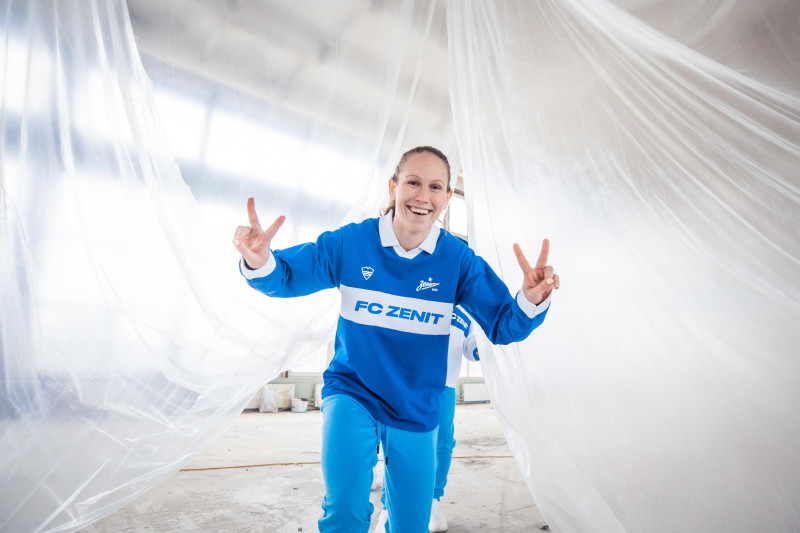 Съемки имиджевого видео к старту сезона женской команды «Зенит»