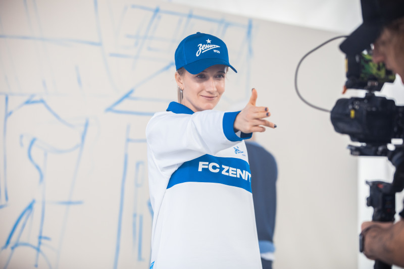 Съемки имиджевого видео к старту сезона женской команды «Зенит»