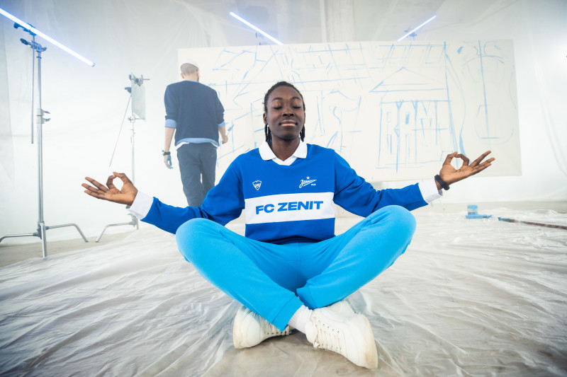 Съемки имиджевого видео к старту сезона женской команды «Зенит»