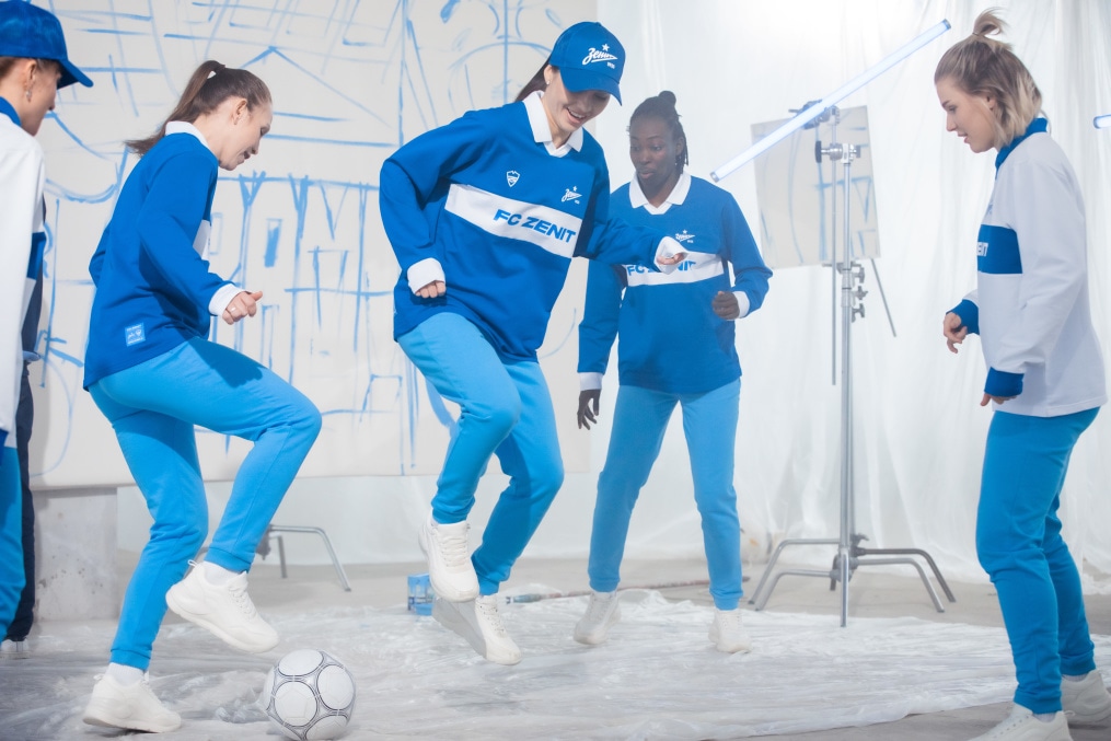 Съемки имиджевого видео к старту сезона женской команды «Зенит»