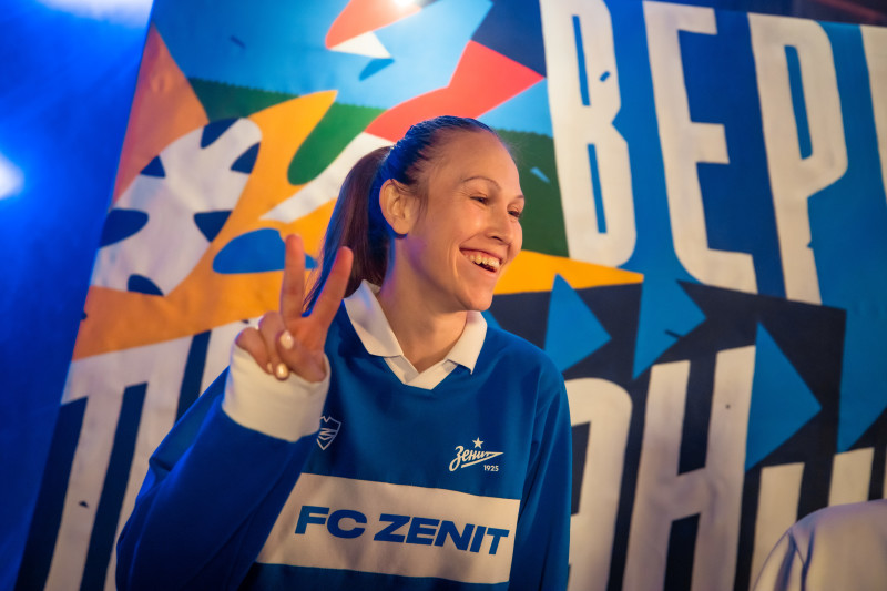 Съемки имиджевого видео к старту сезона женской команды «Зенит»