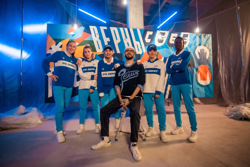 Съемки имиджевого видео к старту сезона женской команды «Зенит»