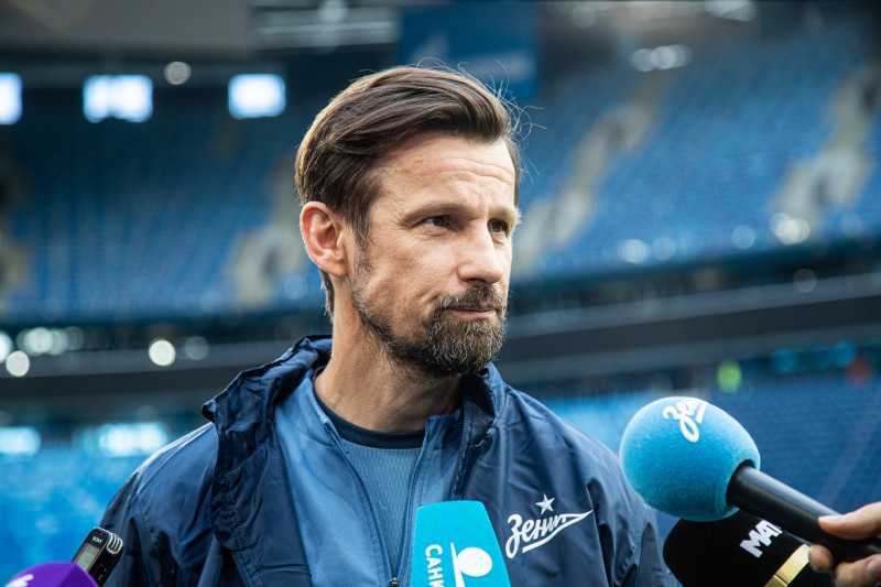 Пресс-брифинг Сергея Семака перед матчем с «Химками»