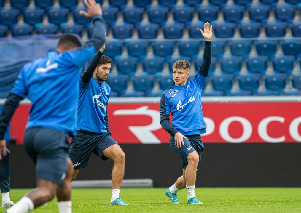 Открытая тренировка «Зенита» перед матчем с «Химками»