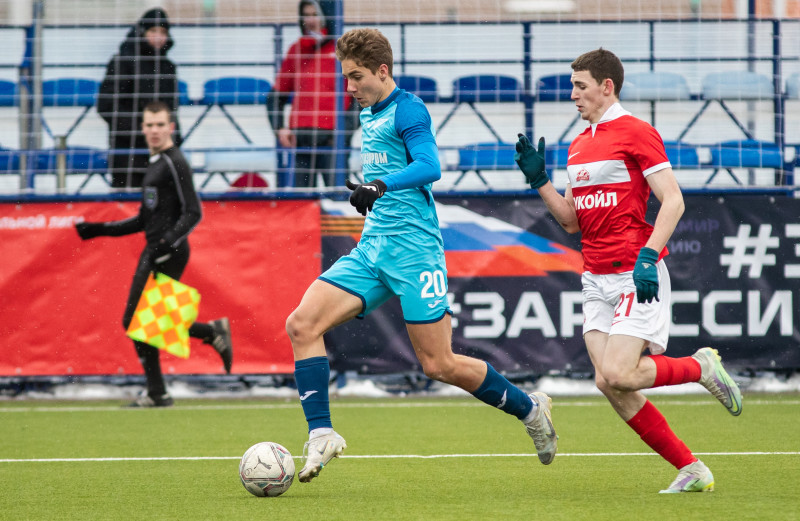 Юношеская футбольная лига-2, 2022/23, «Зенит» U-18 (2006 г.р.) — «Спартак» U-18 (2006 г.р.)