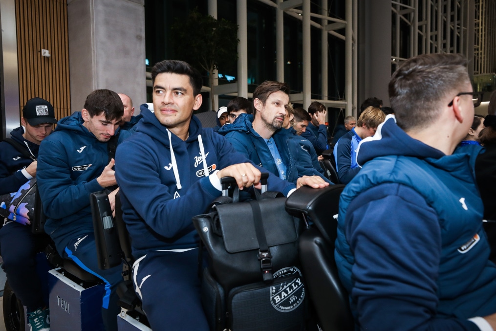 Вылет команды в Стамбул на матч «Фенербахче» — «Зенит»