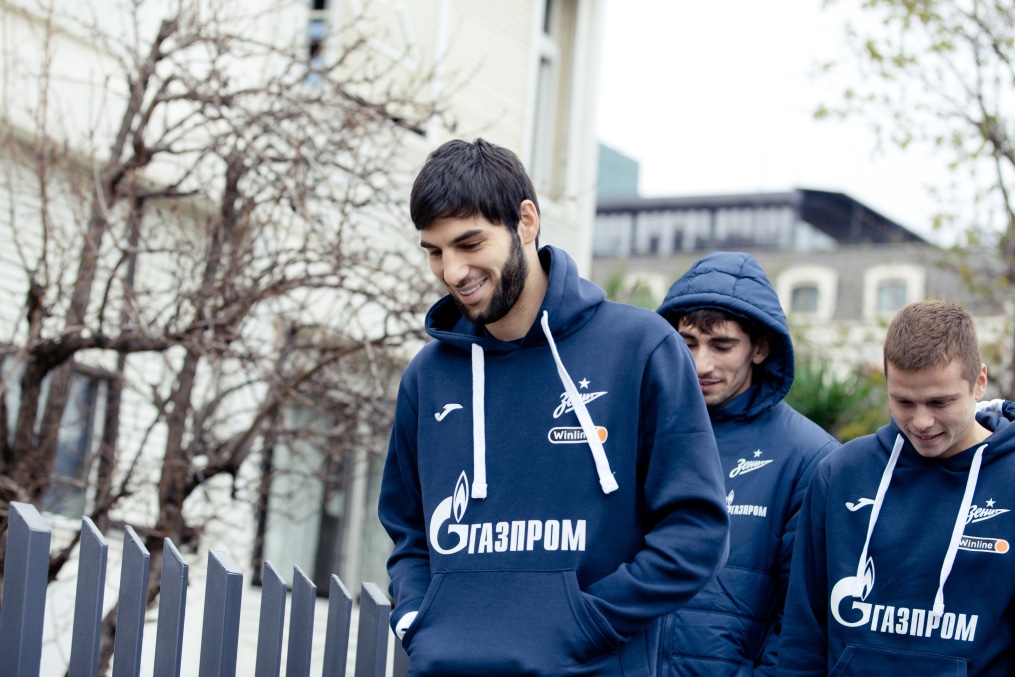 «Зенит» на прогулке перед матчем с «Фенербахче»