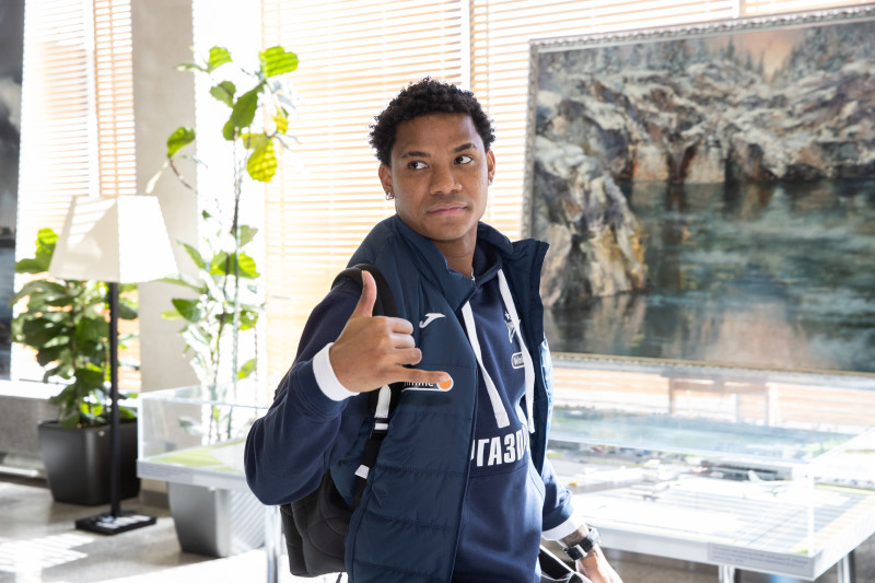 Вылет команды в Москву на матч «Локомотив» — «Зенит»