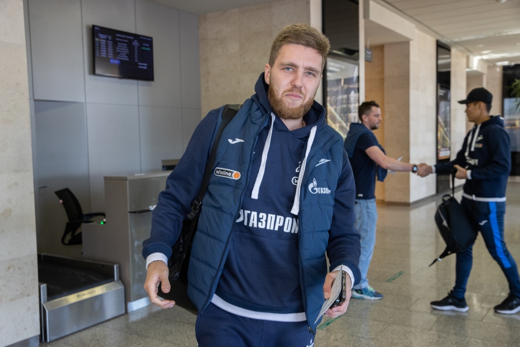 Вылет команды в Москву на матч «Локомотив» — «Зенит»