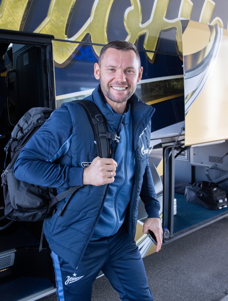 Вылет команды в Москву на матч «Локомотив» — «Зенит»