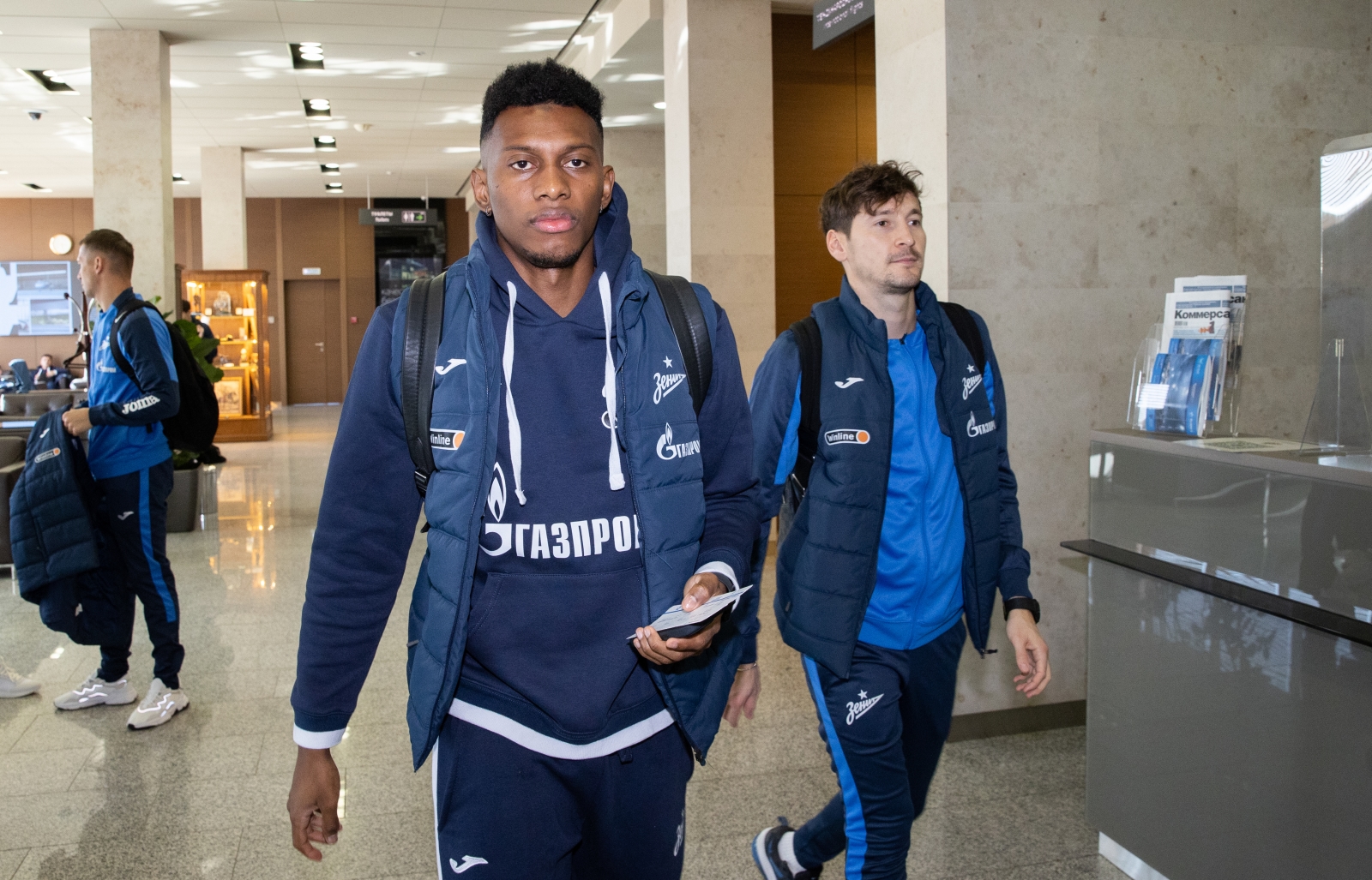 Вылет команды в Москву на матч «Локомотив» — «Зенит»