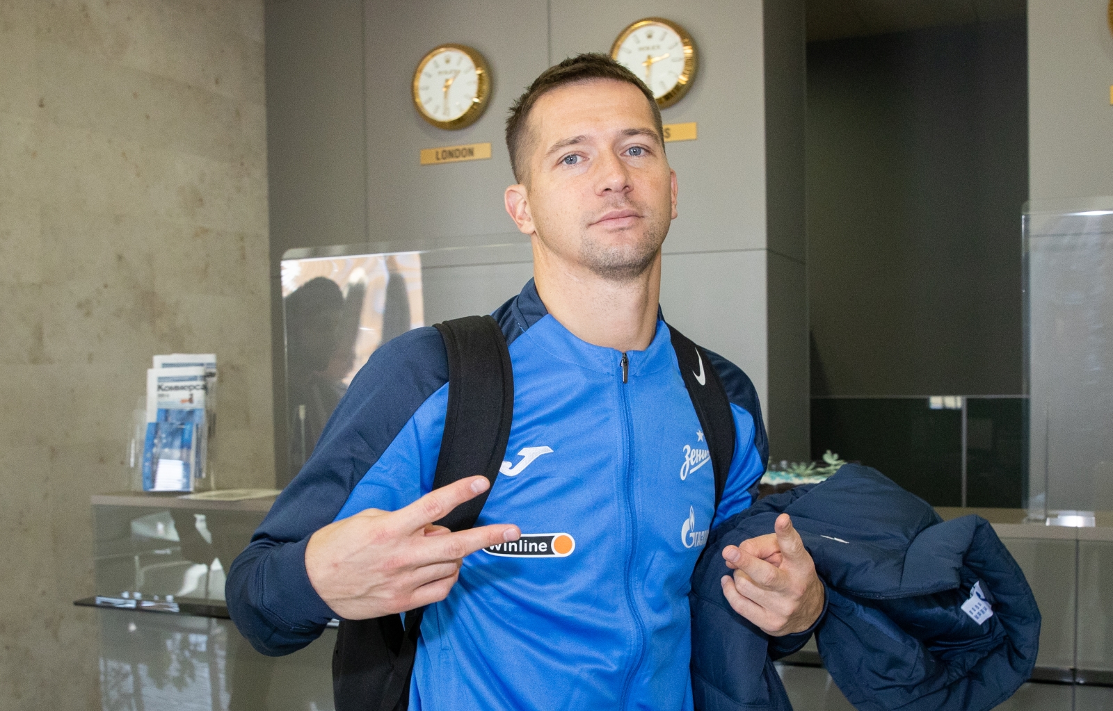 Вылет команды в Москву на матч «Локомотив» — «Зенит»